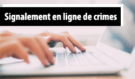 Signalement en ligne de crimes